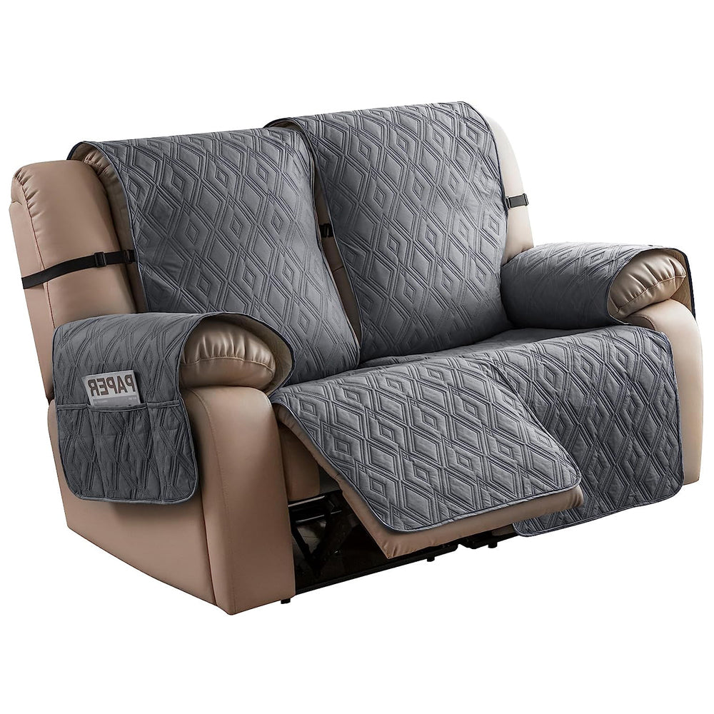 100% Waterproof Recliner Slipcover Rhombus For 1/2/3 Seats