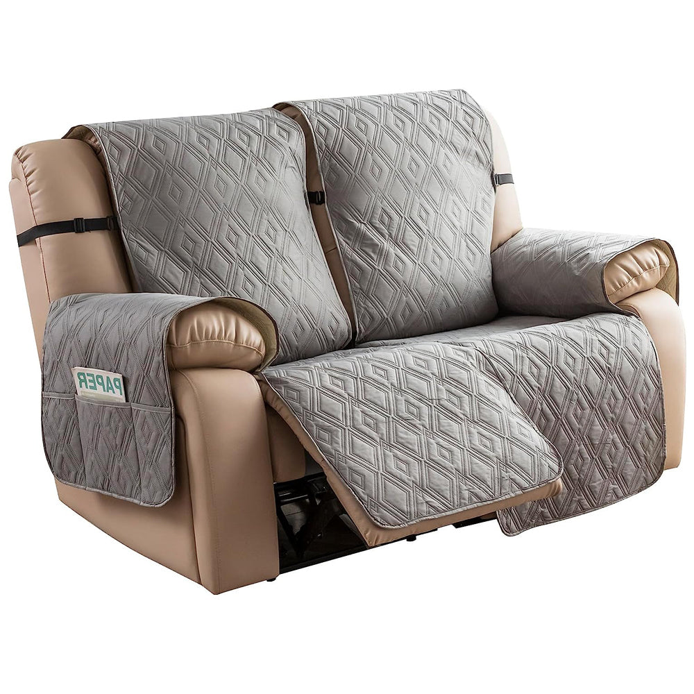 100% Waterproof Recliner Slipcover Rhombus For 1/2/3 Seats