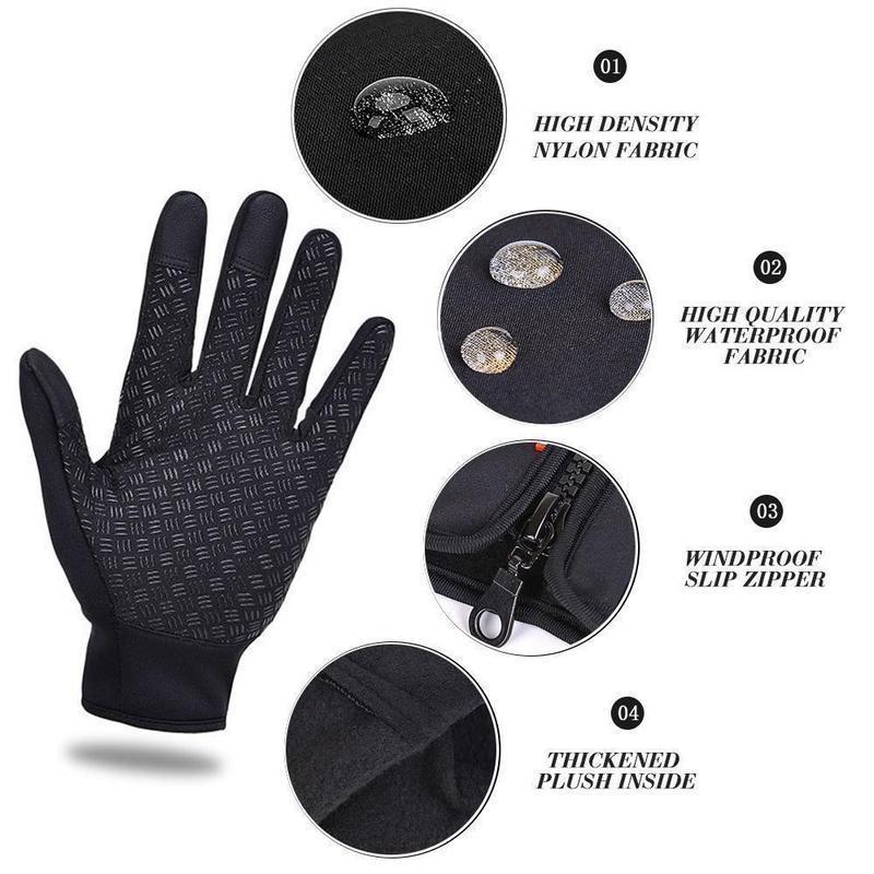 Warm Thermal Cycling Running Driving Gloves