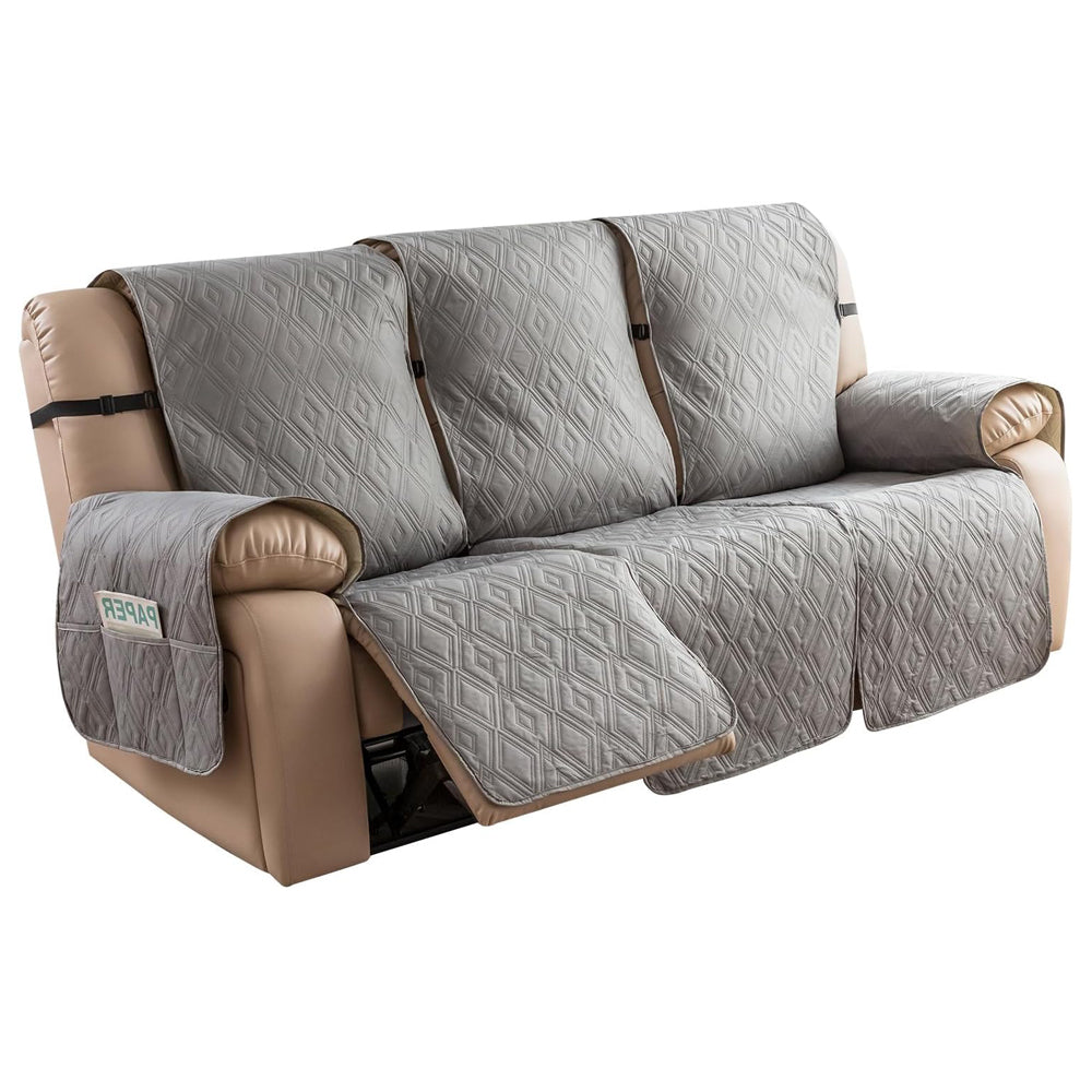 100% Waterproof Recliner Slipcover Rhombus For 1/2/3 Seats