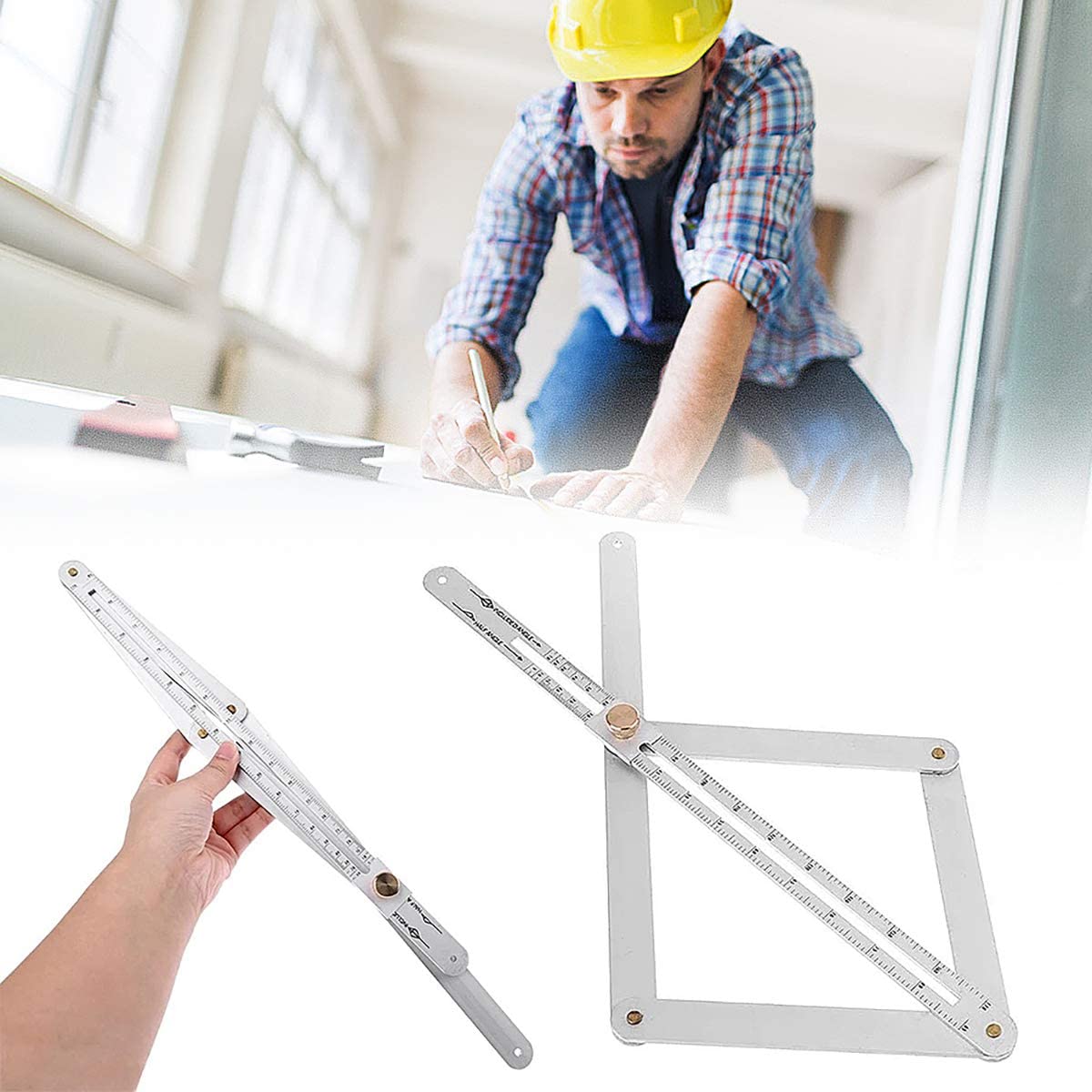 🎉New Year Big Sale 50% Off 🎉Precision Measurement Woodworking Goniometer Rulers