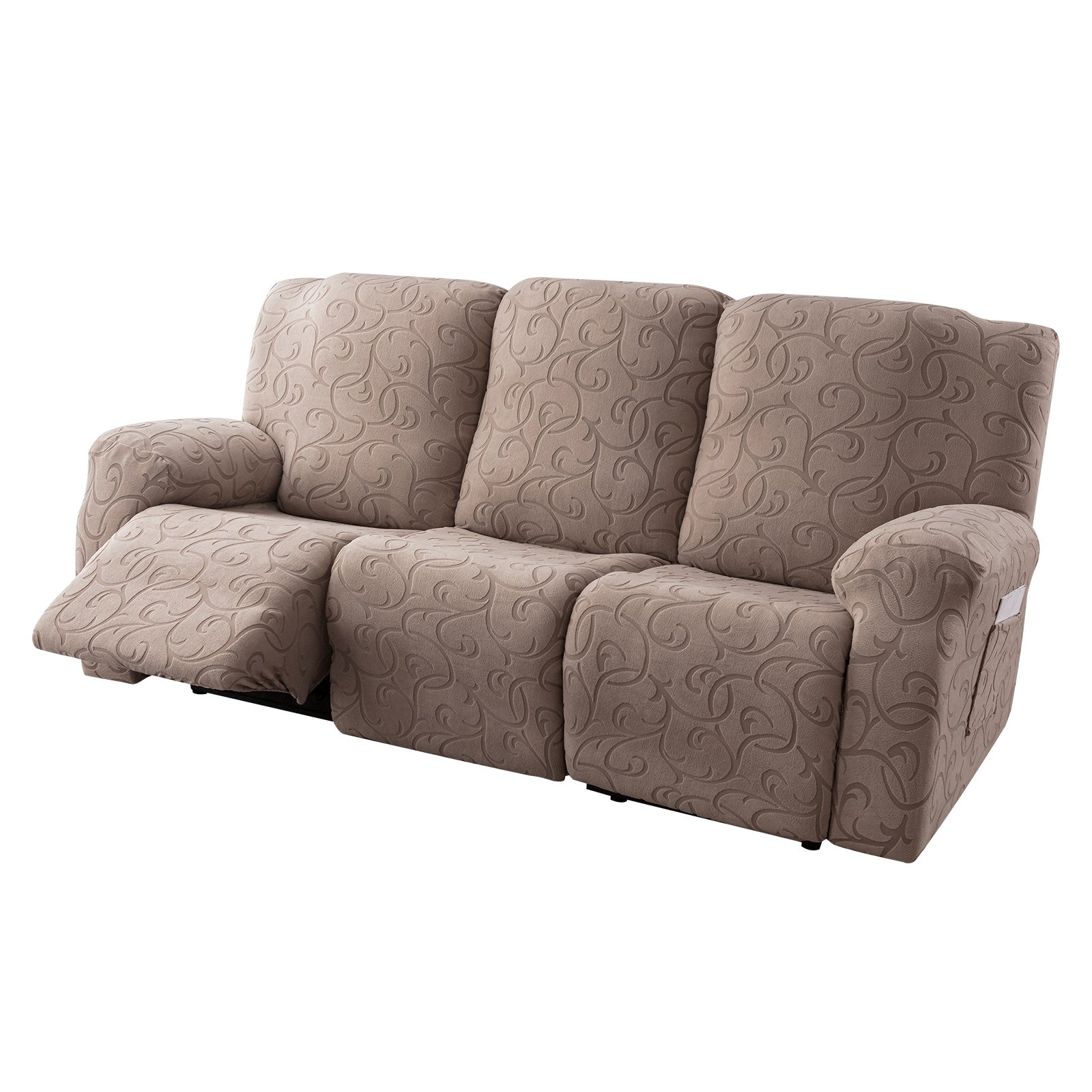 Recliner Sofa Cover Flower 3 Seats