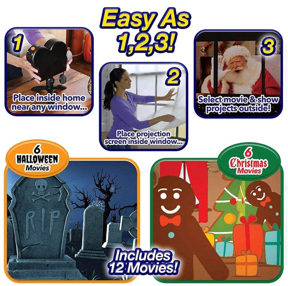 🎄50% Off🎄Early Christmas Promotion🎅Halloween Christmas Projection