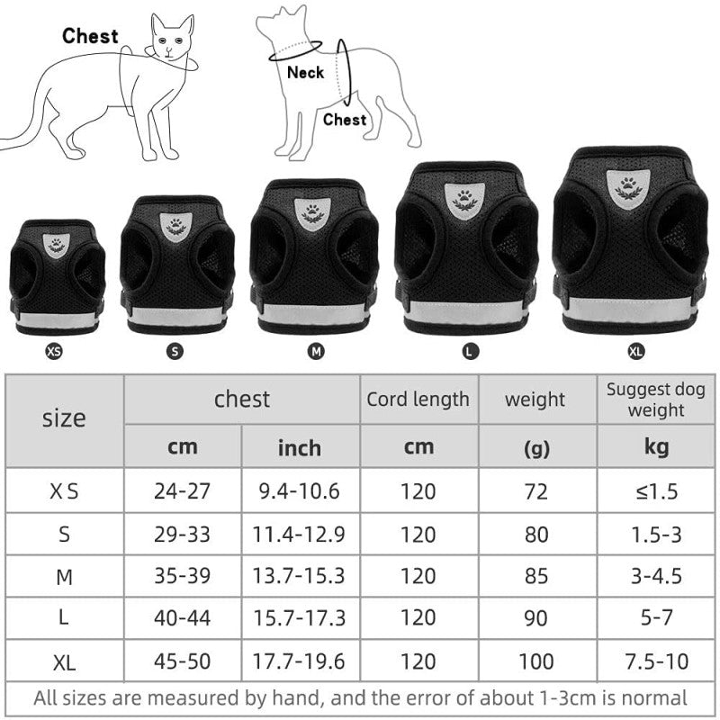 Adjustable Breathable Pet Harness🔥Semi-Annual Sale - 50% OFF !!!