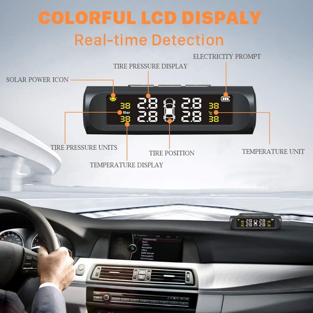 Solar Tire Pressure Monitor🔥 Semi Annual Sale - 50% OFF