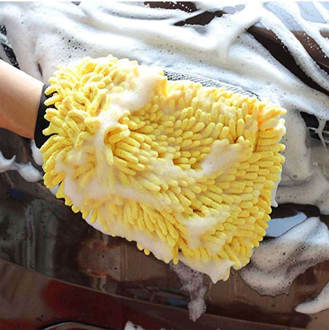 Car Wash Coral Mitt Glove