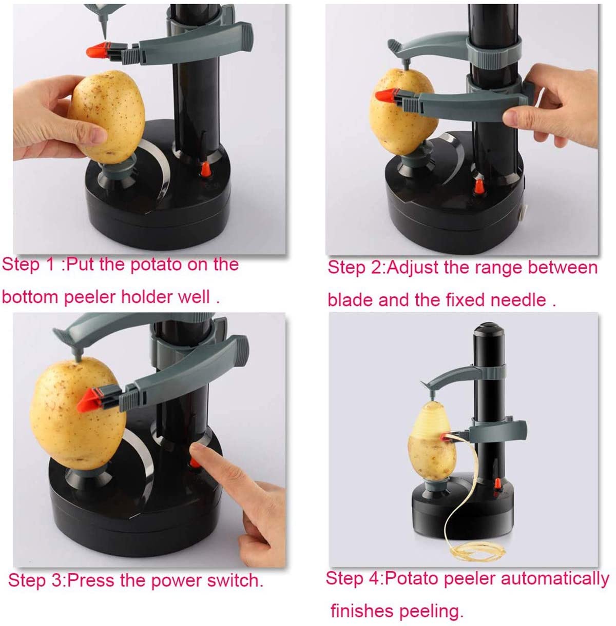 Stainless Steel Electric Fruit Peeler