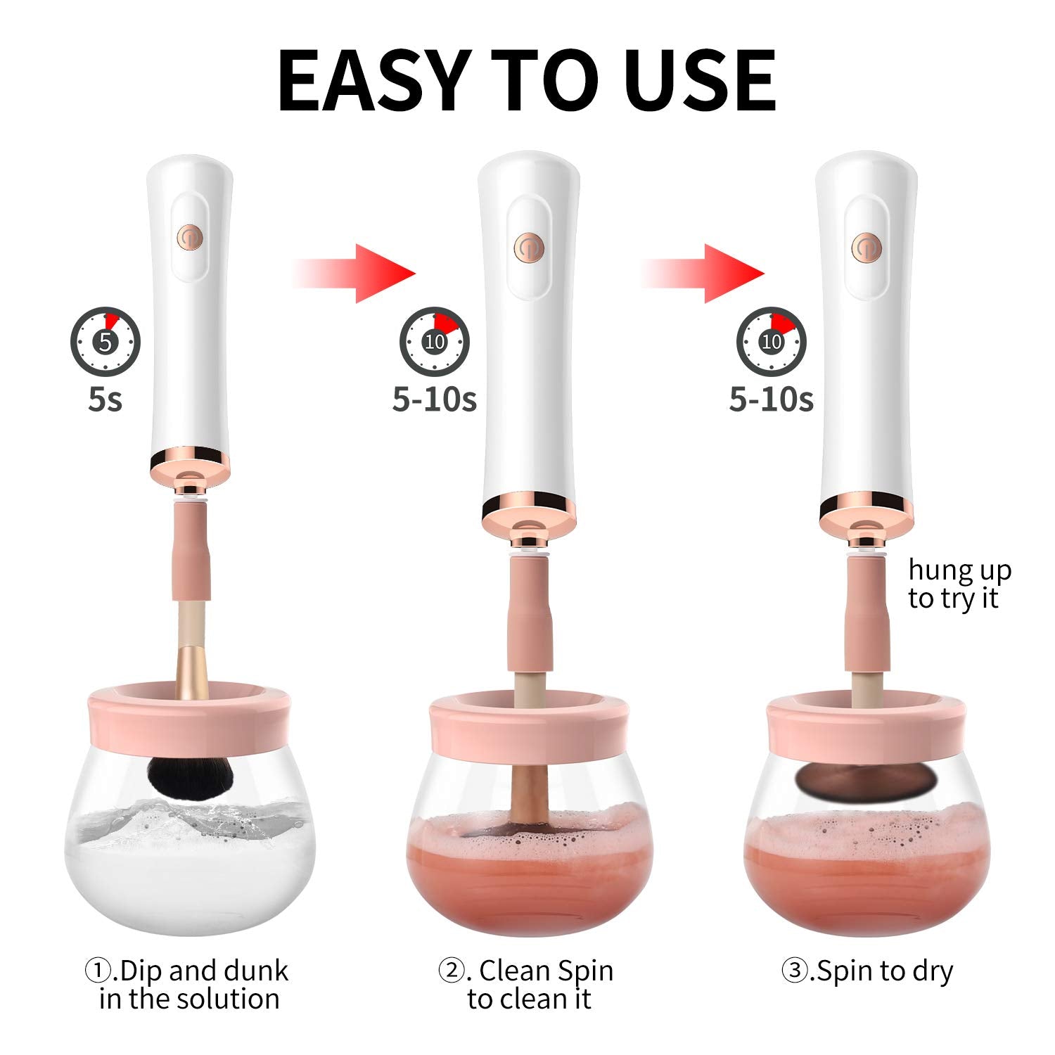 Makeup Brush Cleaner and Dryer Machine