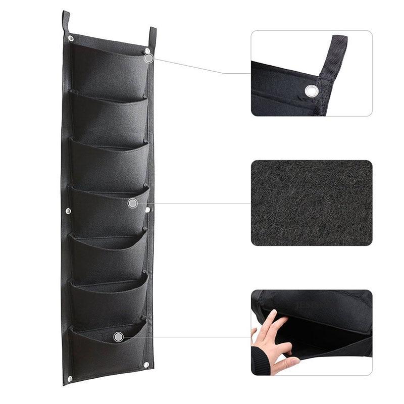 7 Pocket Hanging Vertical Garden Wall Planter