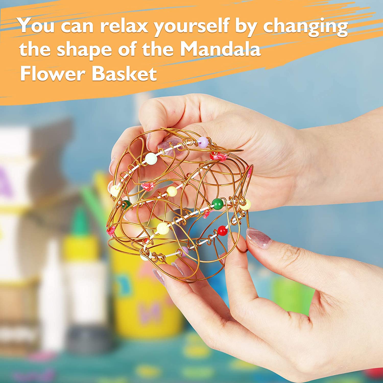 🎉Summer Fun Big Sale 50% Off - Magic Mandala Basket Flower Fidget Toy