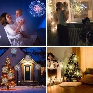 Christmas Sale - LED Starburst Lights with Remote, 8 Modes & Waterproof