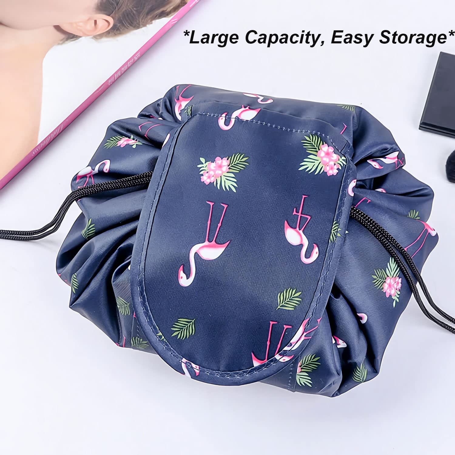 🎉New Year Big Sale 50% Off 🎉Women Drawstring Travel Cosmetic Bag