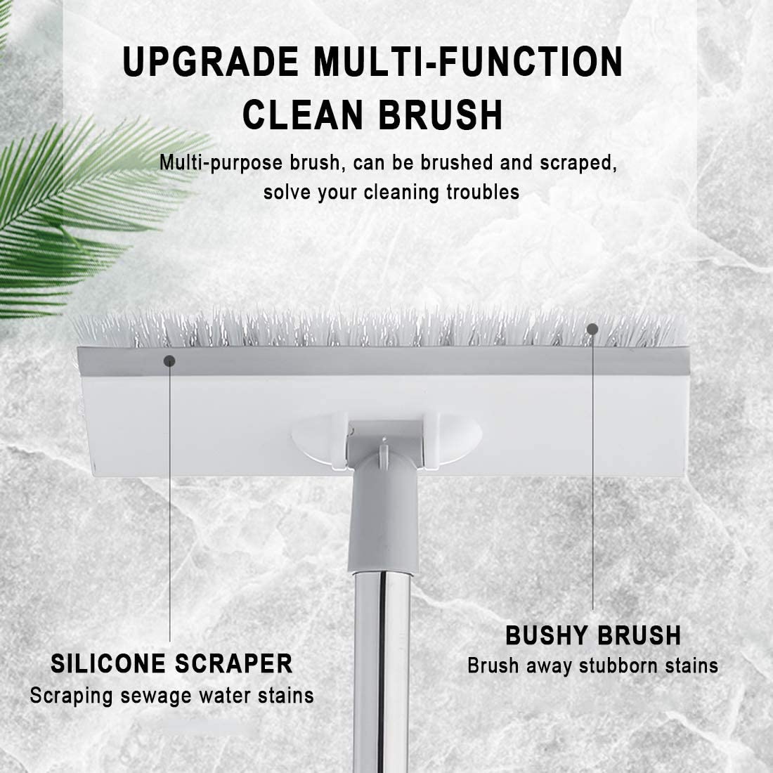 2 in 1 Floor Scrub Brush