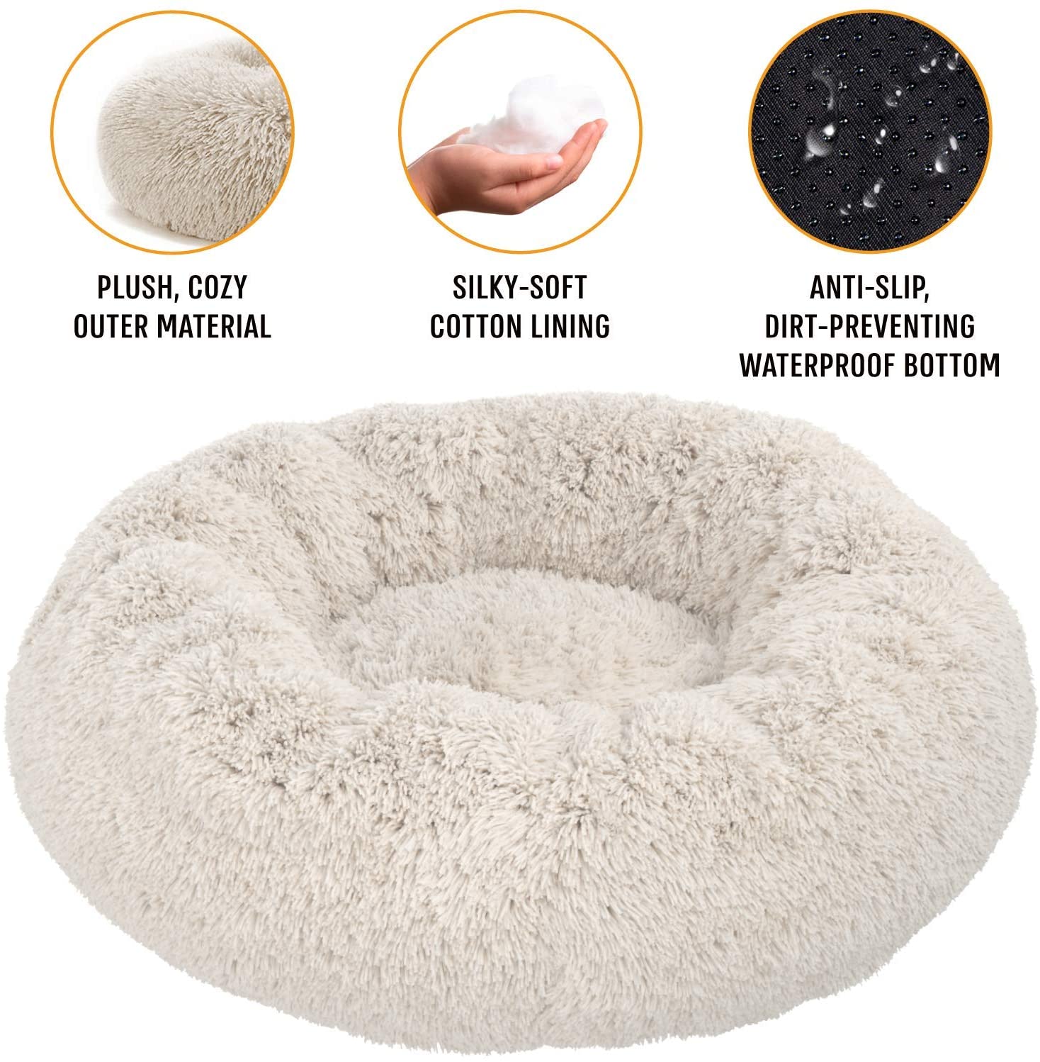 Pet plush bed