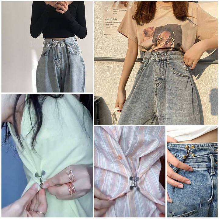 Nail-free waist buckle