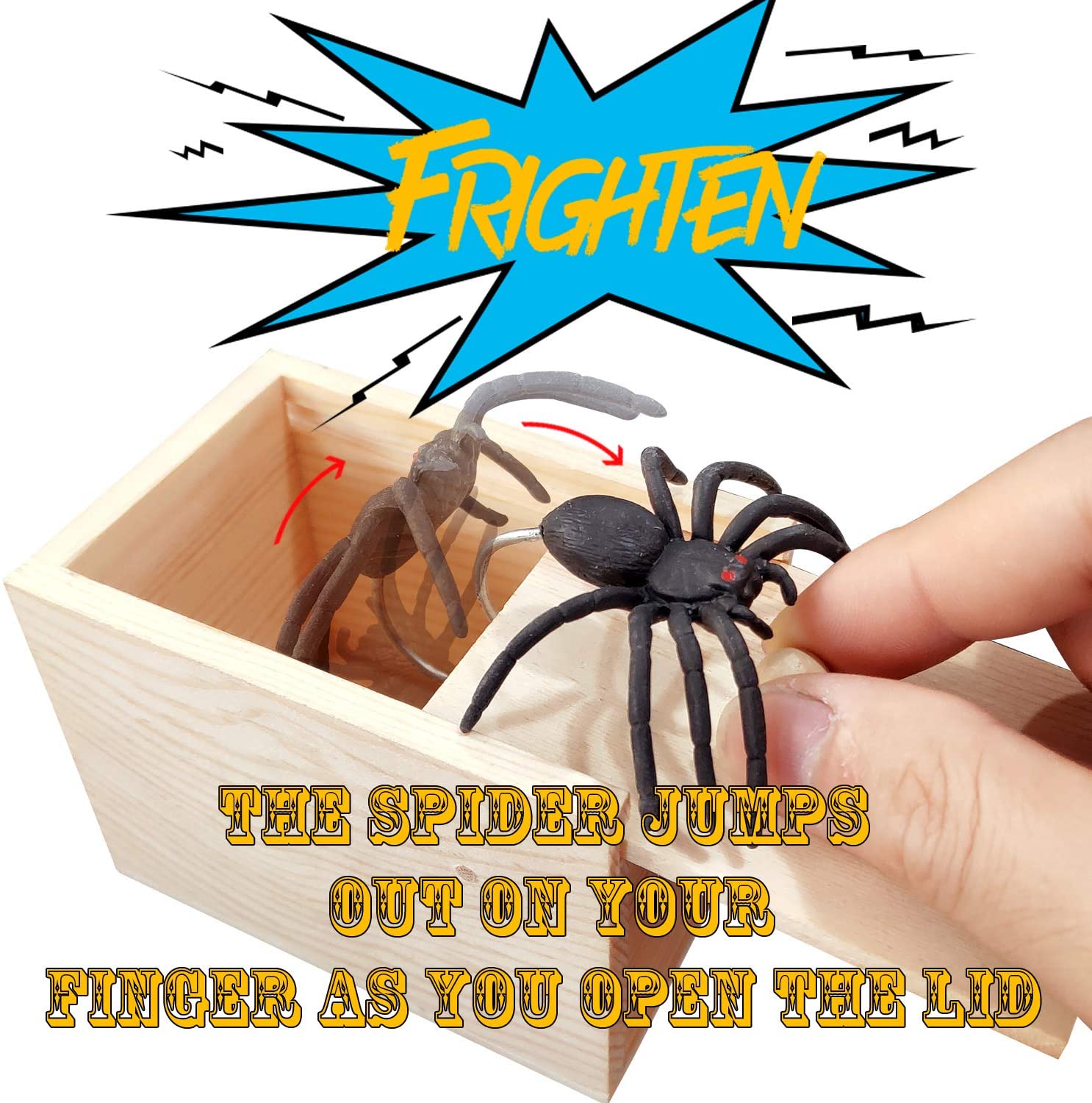 🎄Early Christmas Promotion 50% Off🎄🎅Spoof Surprising Box Spider Trick Toys