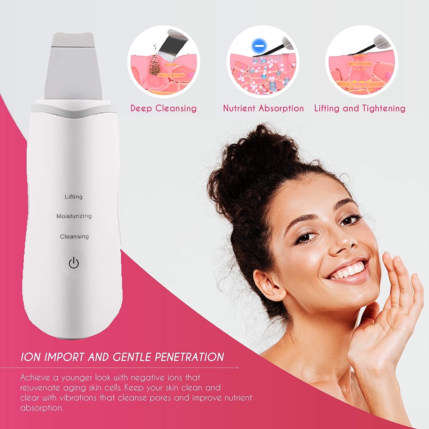 🎉2023 Beauty Sale 30% Off - LZYoehin™Electric Skin Scrubber Blackhead Remover