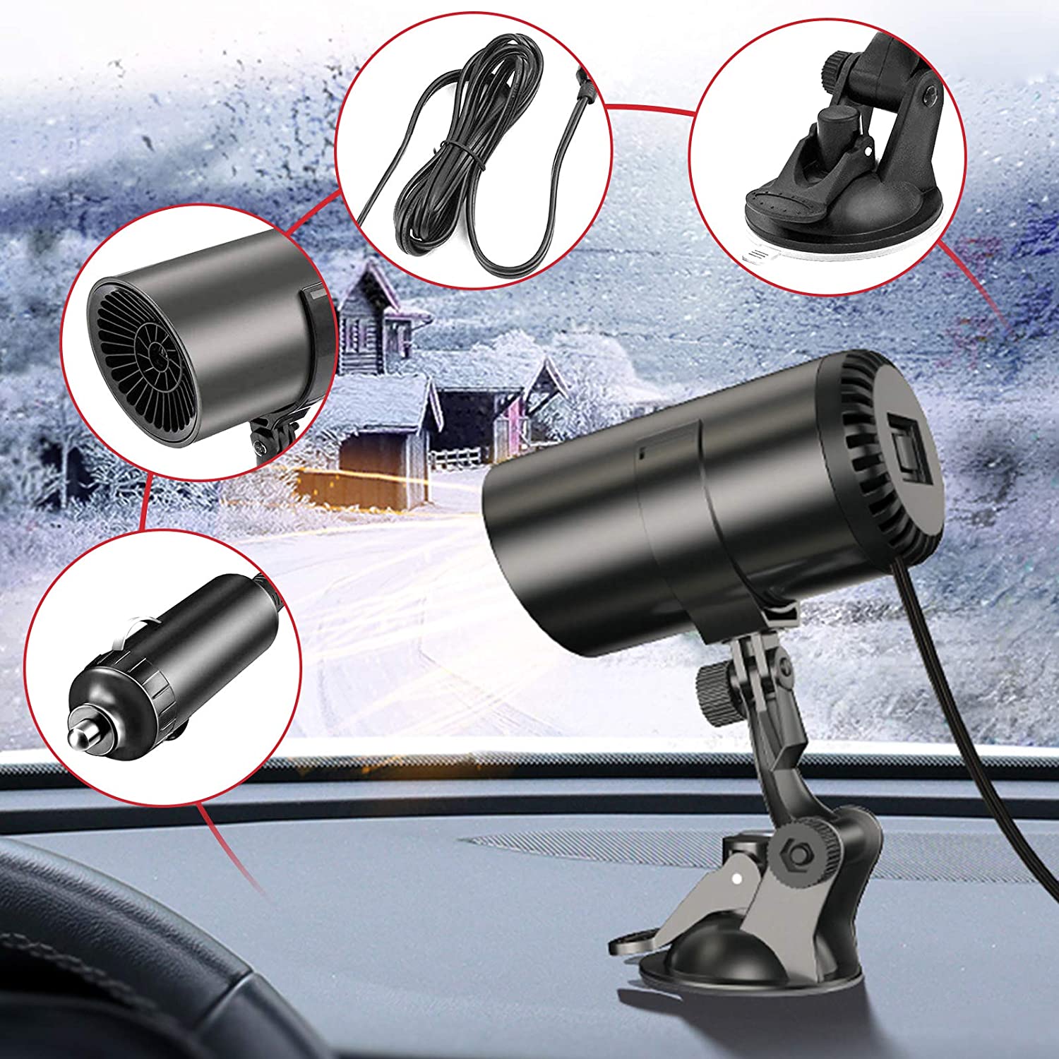 🎊Winter Funny Big Sale 30% Off -LZYoehin™🎅CAR WARM AIR BLOWER