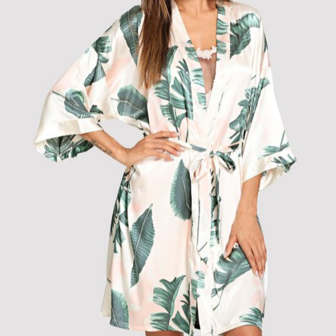 Summer Chiffon Print Kimono