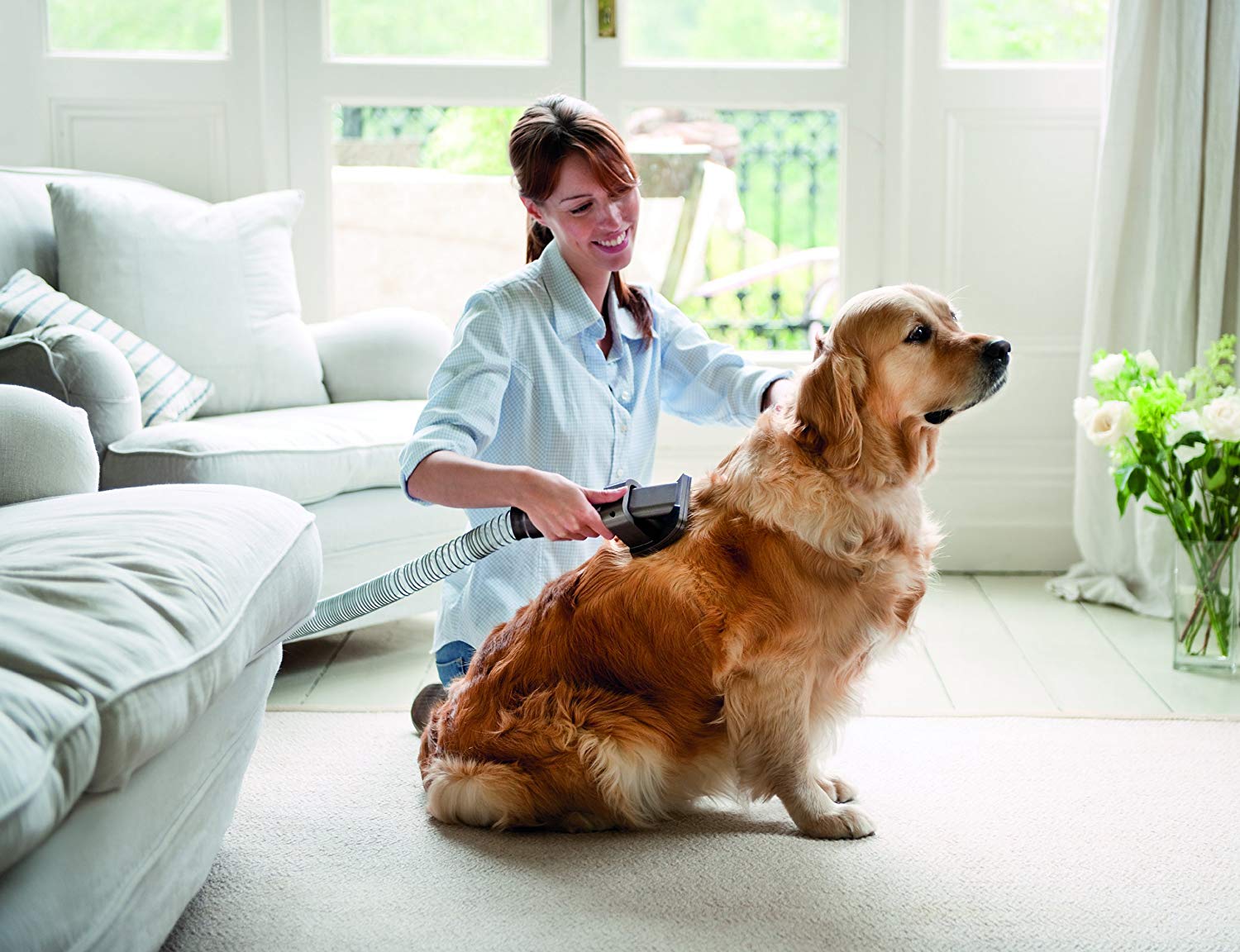 Universal Vacuum Pet Groomer Attachment