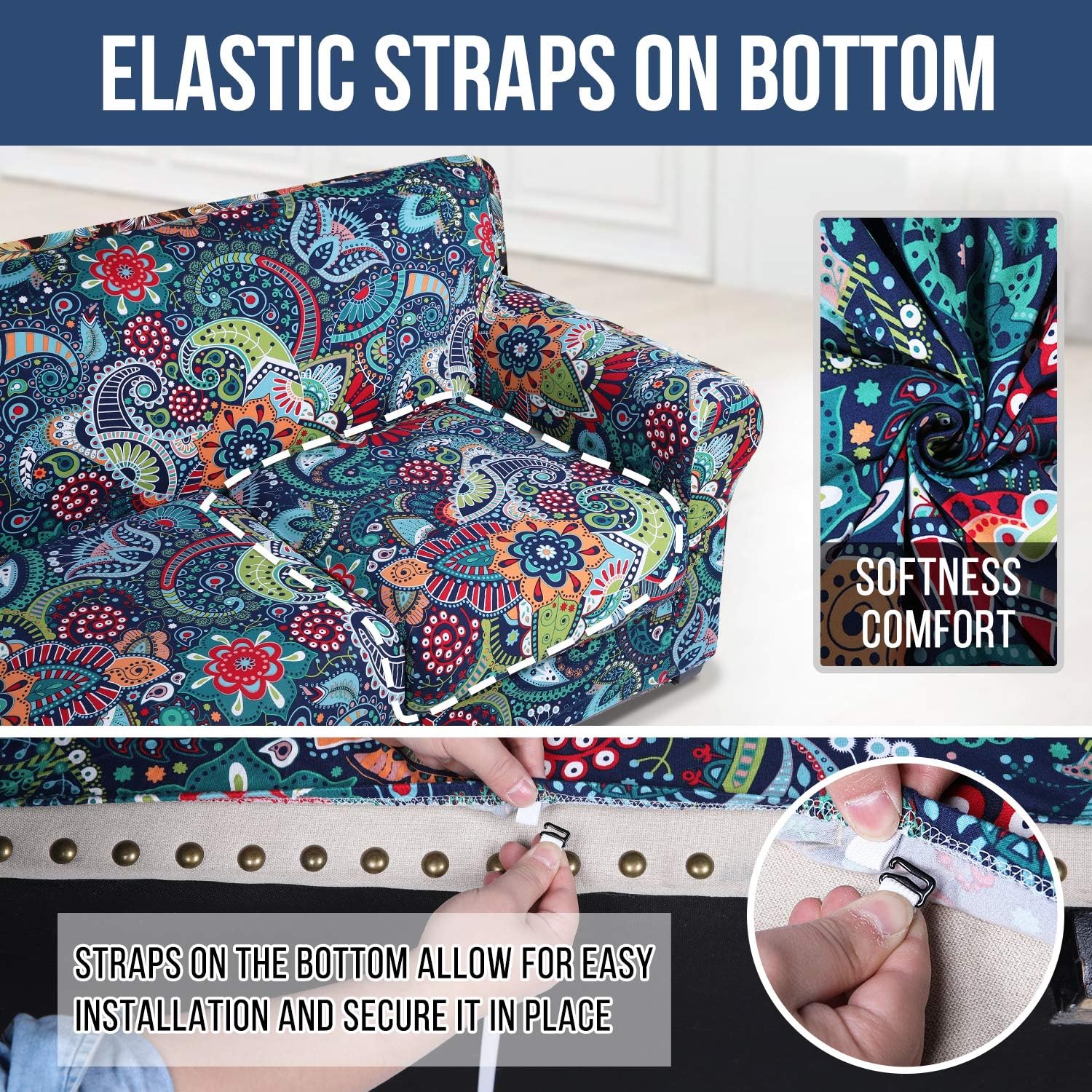 (e??£¤Summer Sale-30% OFF) Stretch Printed Sofa Covers