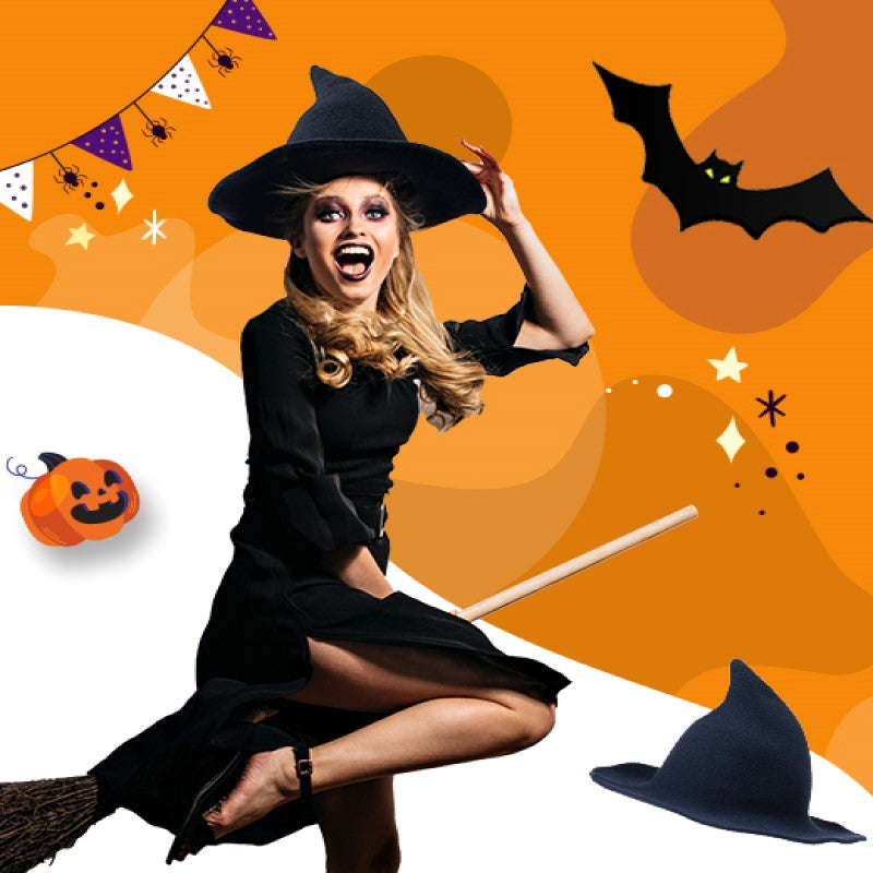 🎃 Halloween 30% OFF 👻 -LZYoehin™Modern Witch Hat