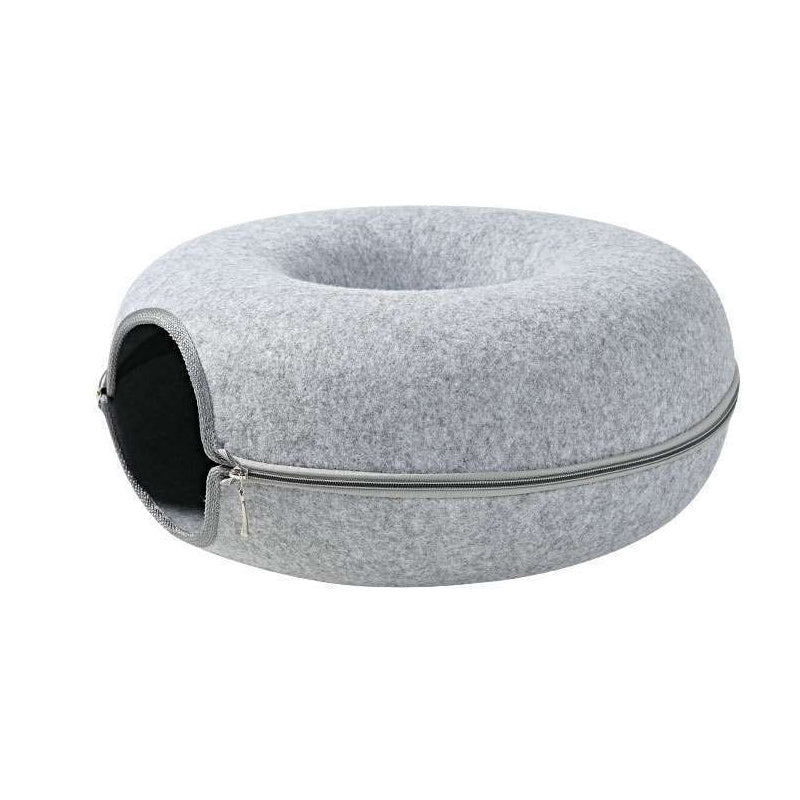 Cats House Basket Natural Felt Pet Cat Cave Beds Nest Funny Round Egg-Type with Cushion Mat For Small Dogs Puppy Pets Supplies