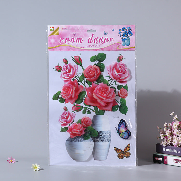 🎉Spring Clean Pre-Sale 50% OFF - 3D Sticker Plant Vase Decoration