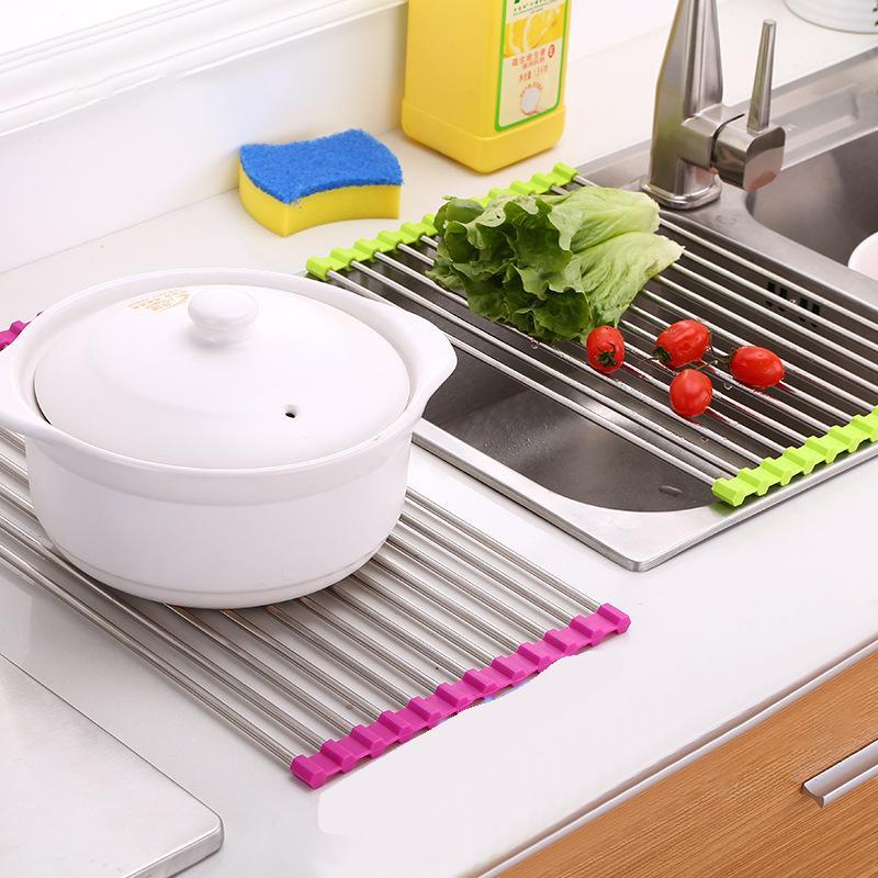 Multipurpose Roll Up Dish Drying Rack