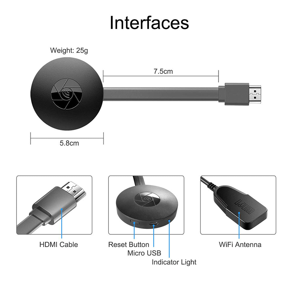 Wireless HDMI With Screen Device🔥 Digital 3C Days- 50% OFF