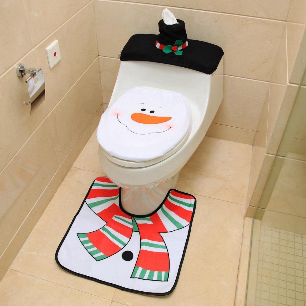 Christmas Toilet Decoration