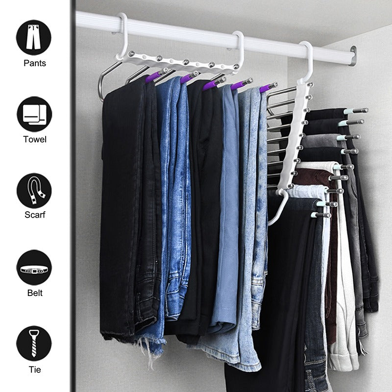 🎉Home Storage Day Big Sale 30% Off - LZYoehin™5 in 1 Pant Rack Shelves