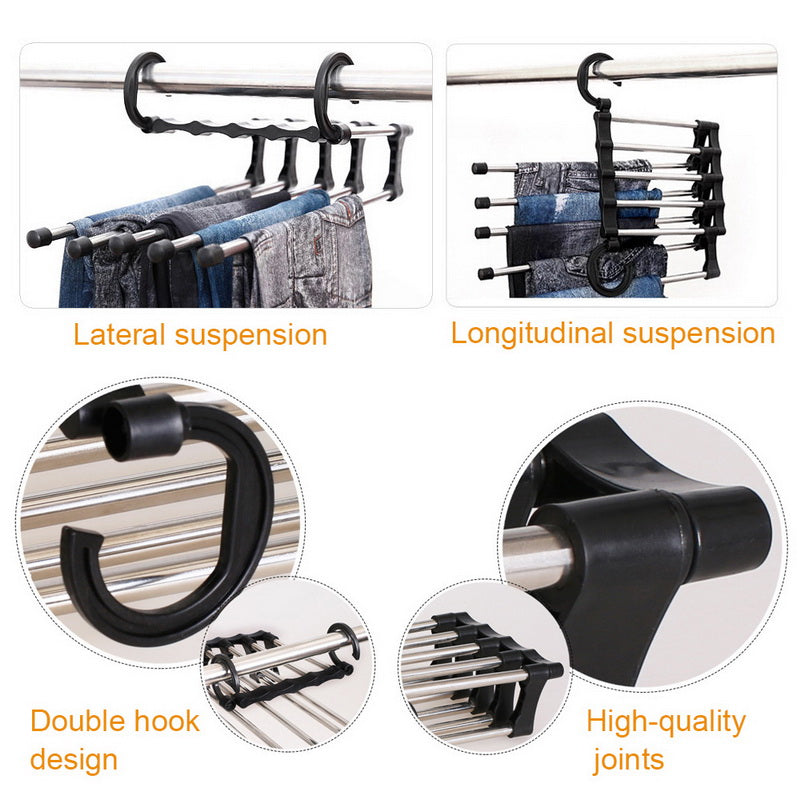 🎉Home Storage Day Big Sale 30% Off - LZYoehin™5 in 1 Pant Rack Shelves