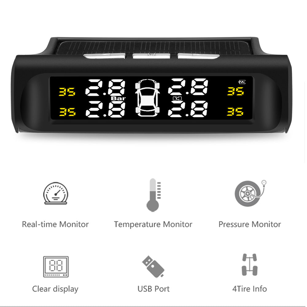 Solar Tire Pressure Monitor🔥 Semi Annual Sale - 50% OFF