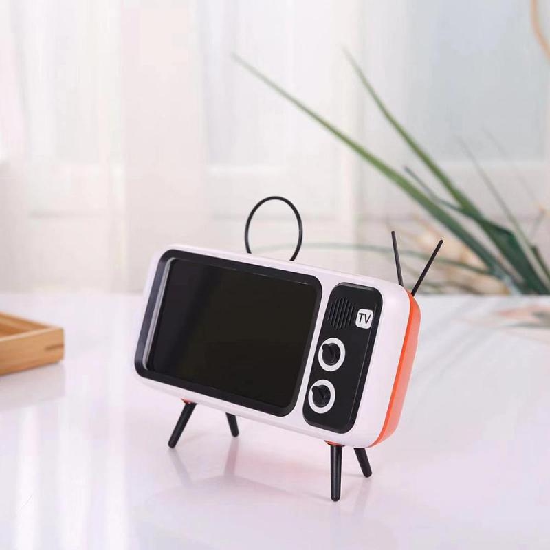 Retro TV BlueTooth Speaker Mobile Phone Holder