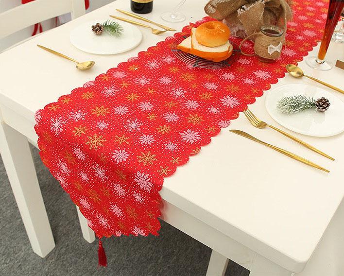 Christmas Flower Tablecloth