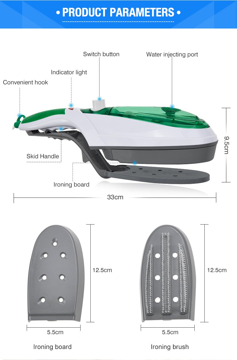 Handheld Steam Ironing Brush