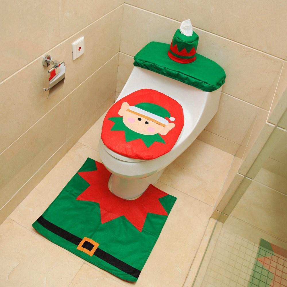 Christmas Toilet Decoration