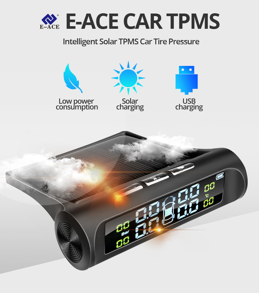 Solar Tire Pressure Monitor🔥 Semi Annual Sale - 50% OFF