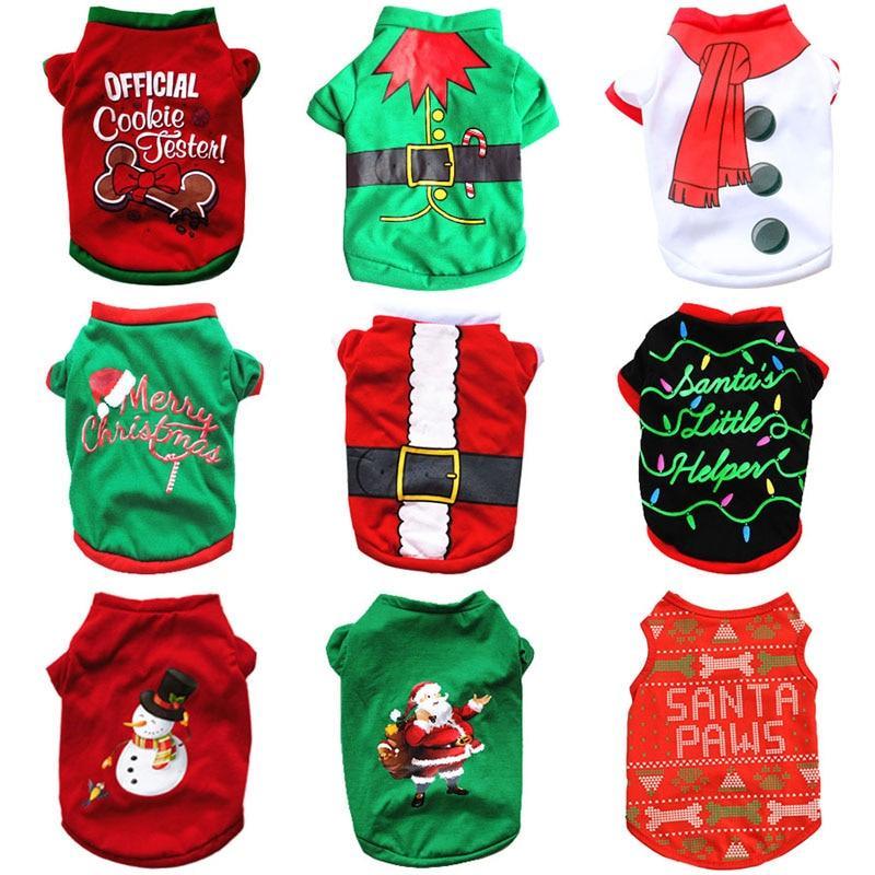 Christmas Theme Dog Apparels