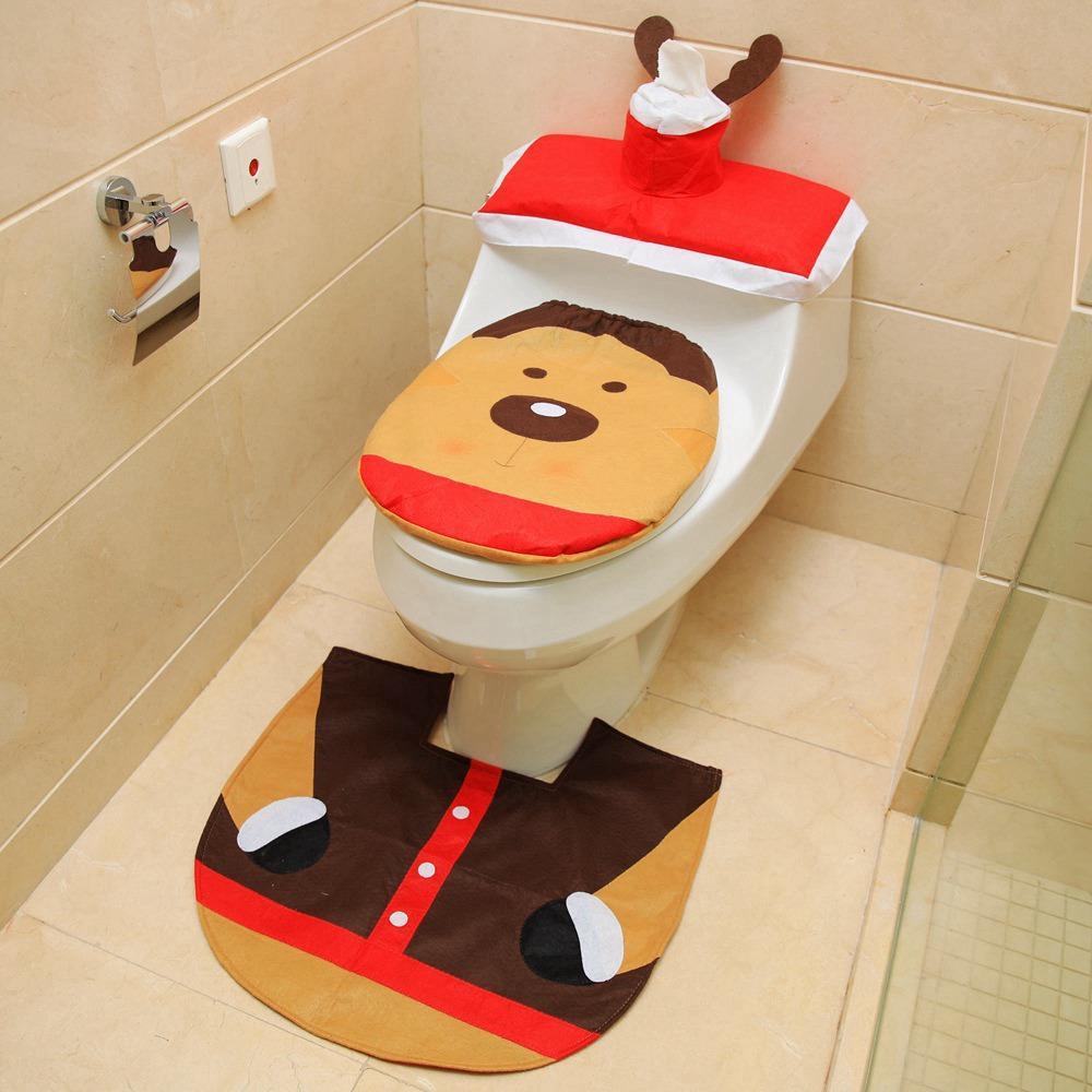 Christmas Toilet Decoration