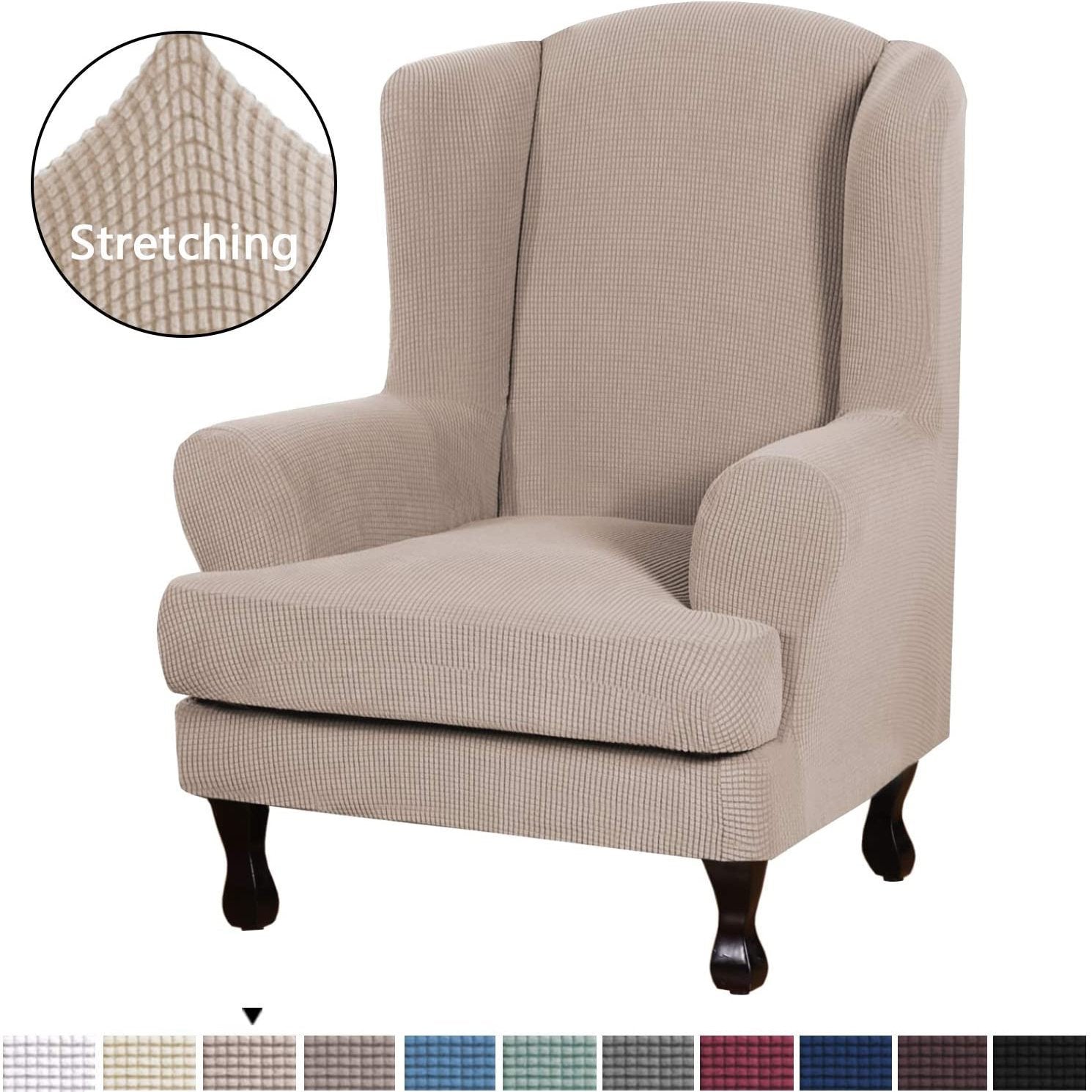 Wing Back Armchair Slipcovers