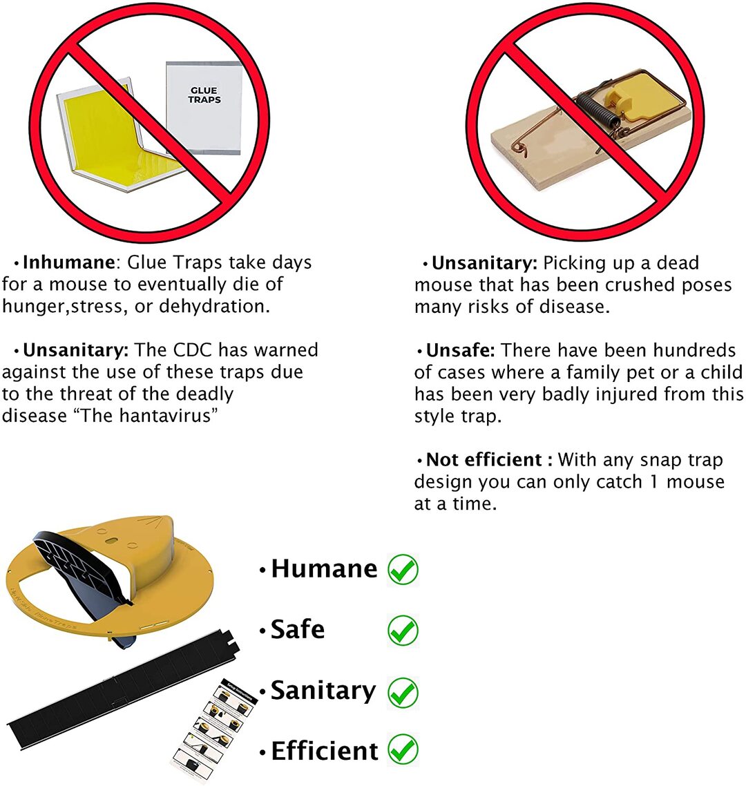 🎃Halloween Sale 40% Off - LZYoehin™Bucket Lid Mouse Trap(Nontoxic and harmless)