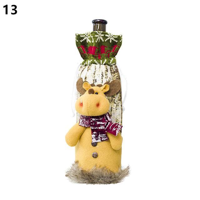Christmas Wine Bottle Cover