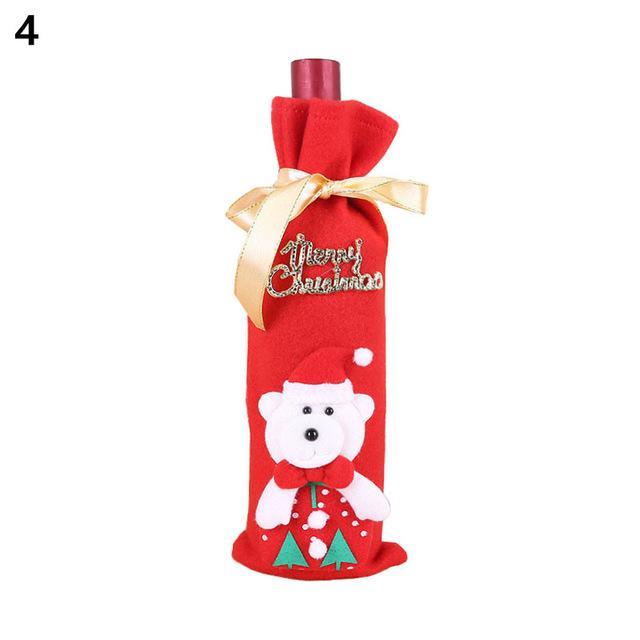 Christmas Wine Bottle Cover