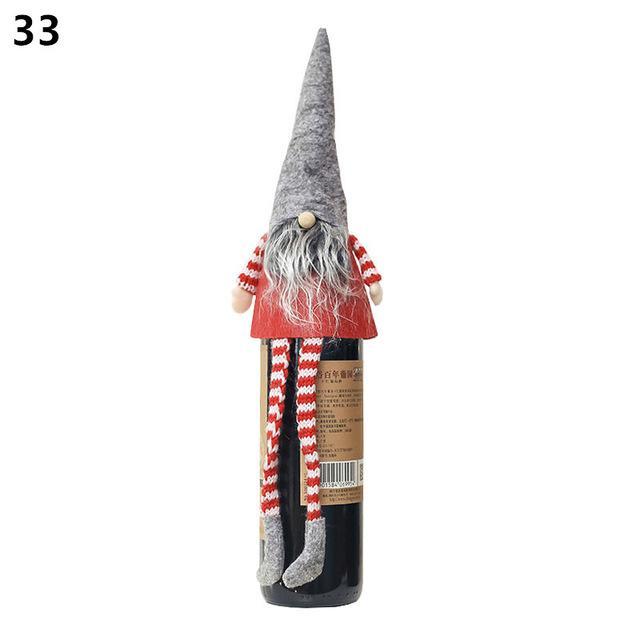 Christmas Wine Bottle Cover