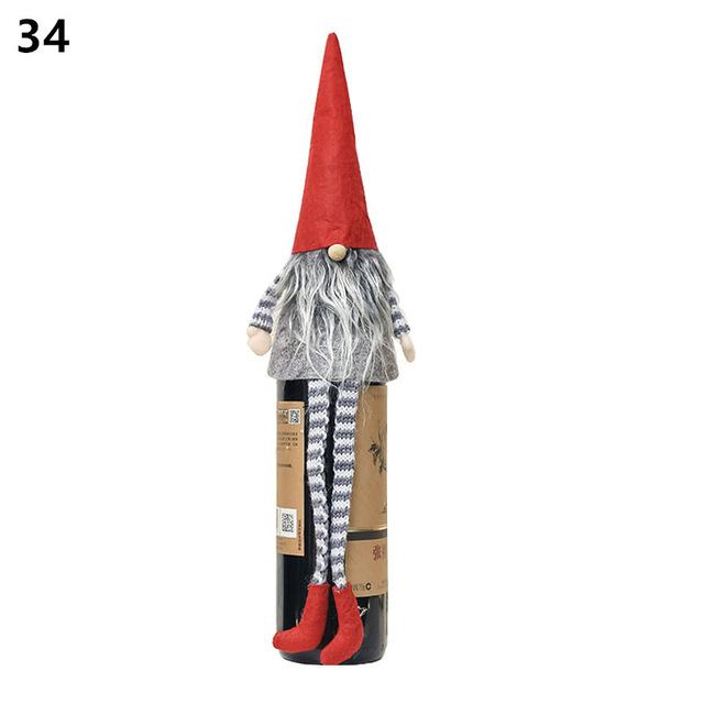 Christmas Wine Bottle Cover