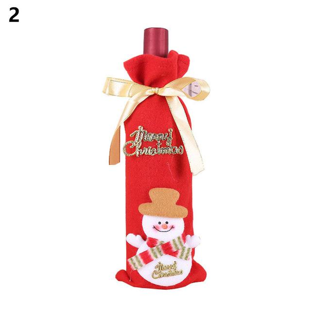 Christmas Wine Bottle Cover