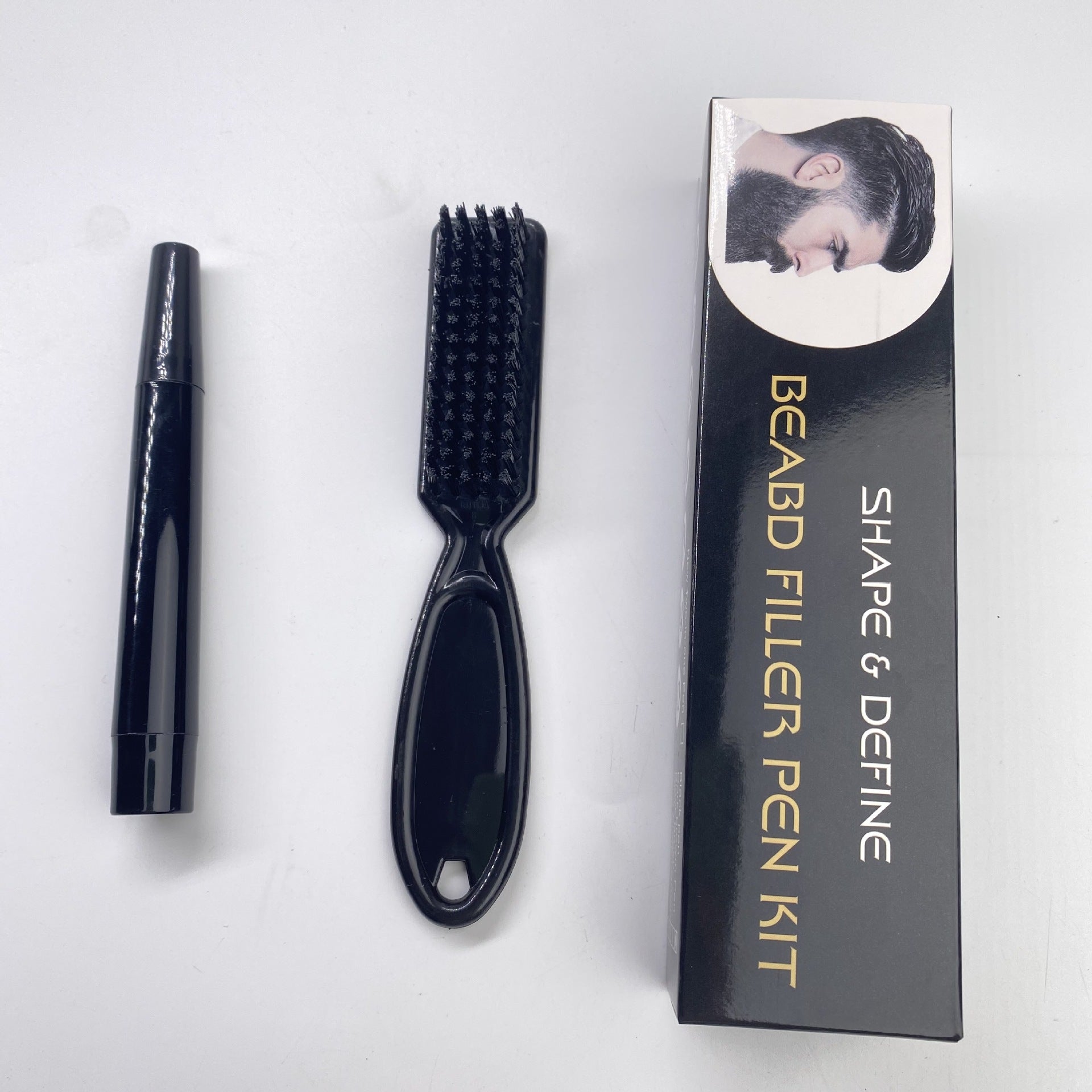 Beard Pen Beard Brush Set