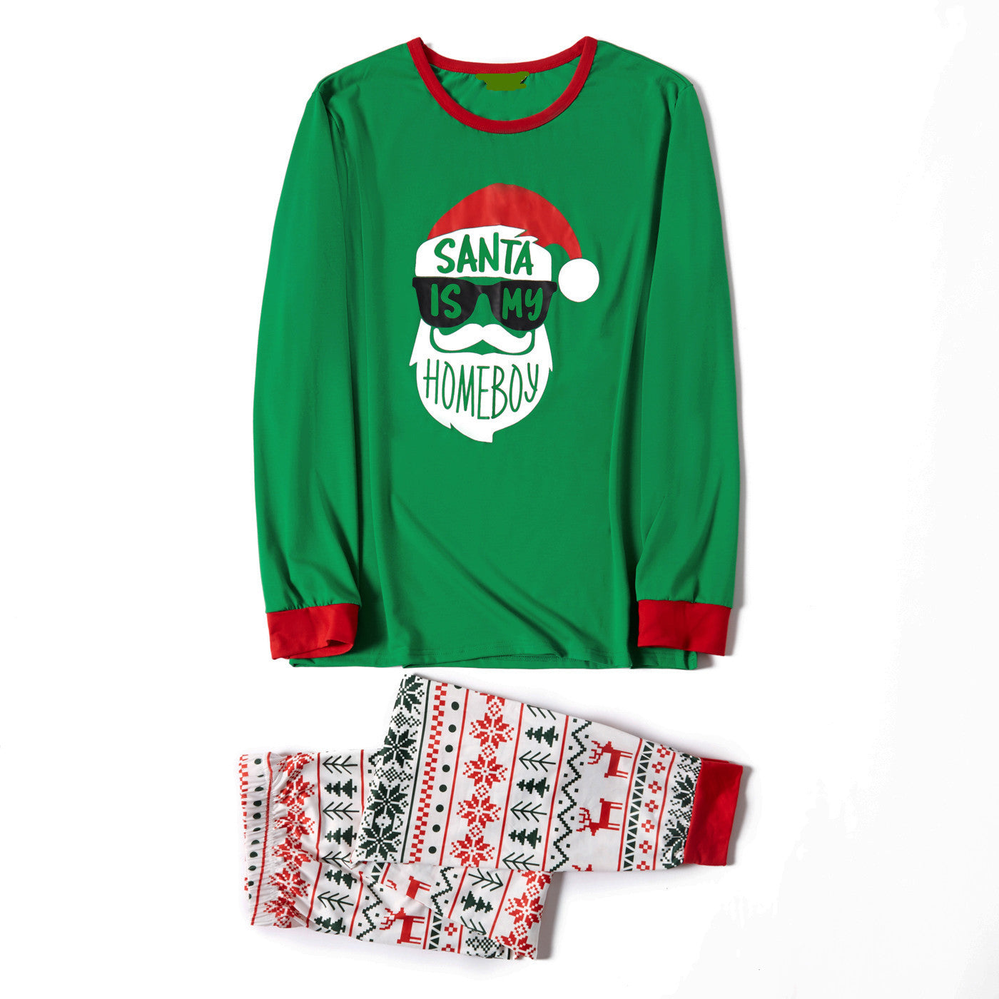 Family Matching HoHo Santa Pajamas Set